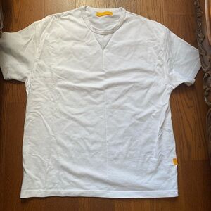Men's White Crewneck Short-Sleeve T-Shirt